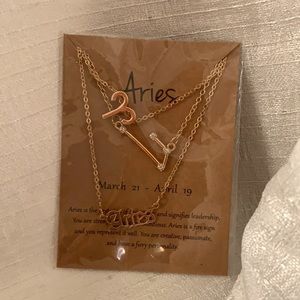 New Aries Zodiac Sign & Constellation Necklace